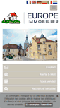 Mobile Screenshot of europeimmobilier.fr